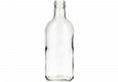 Бутылка "Фляжка Овал" стеклянная, 0,25 л.