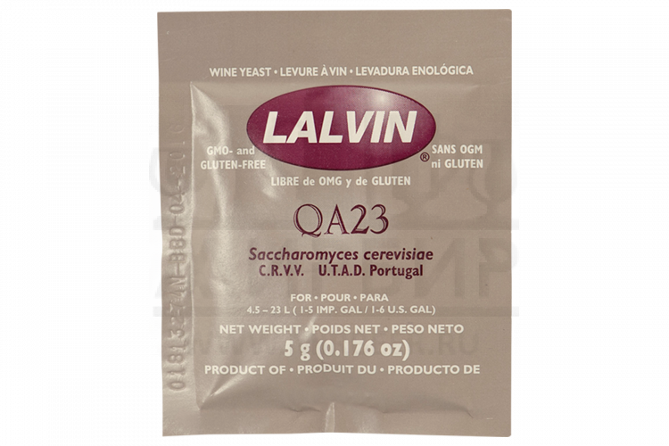 Винные дрожжи Lalvin "QA23", 5 г