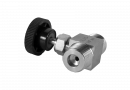 Кран игольчатый 1/2" наружная резьба, нержавеющая сталь